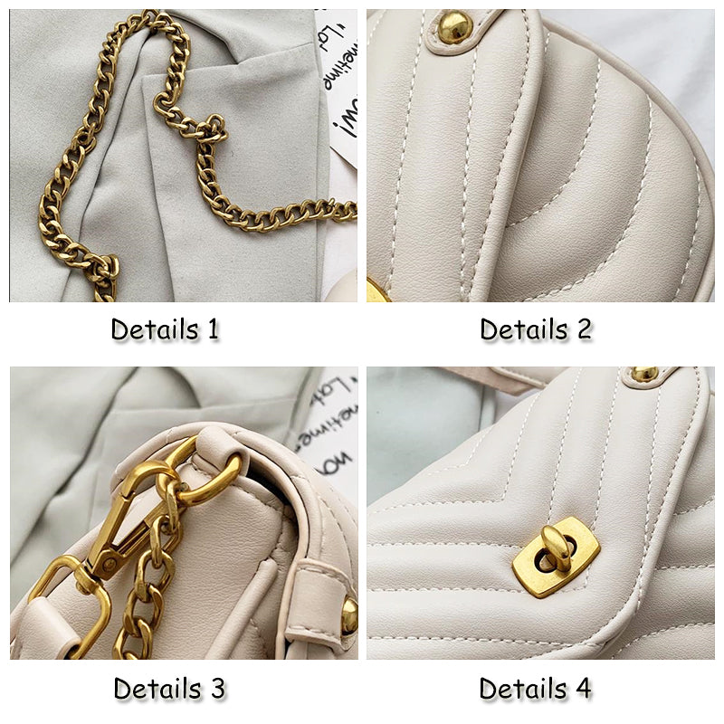 Trendy Women's Summer Shoulder Satchel with Chain