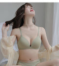 Lightweight Deep V Wireless Bra for Students