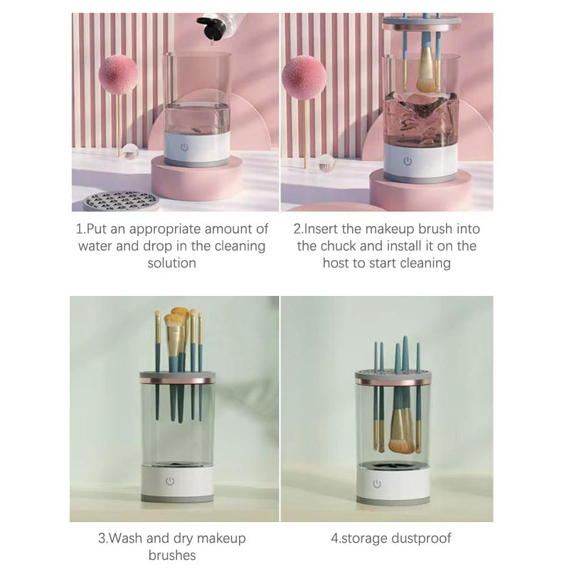 Rechargeable Electric Makeup Brush Cleaner