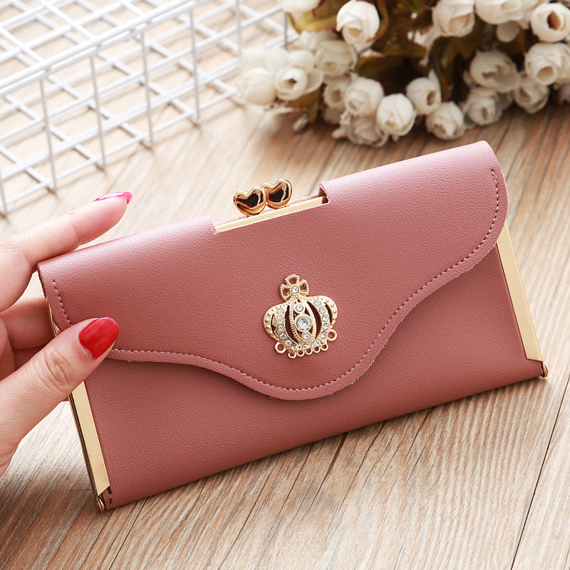 Diamond-Encrusted Buckle Purse