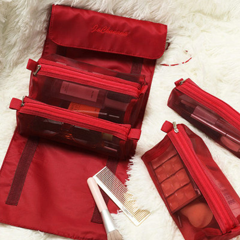 Travel Cosmetic Bag for Makeup and Toiletries Organizer