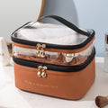 Large Capacity Waterproof Travel Makeup Bag (Dual Layer)