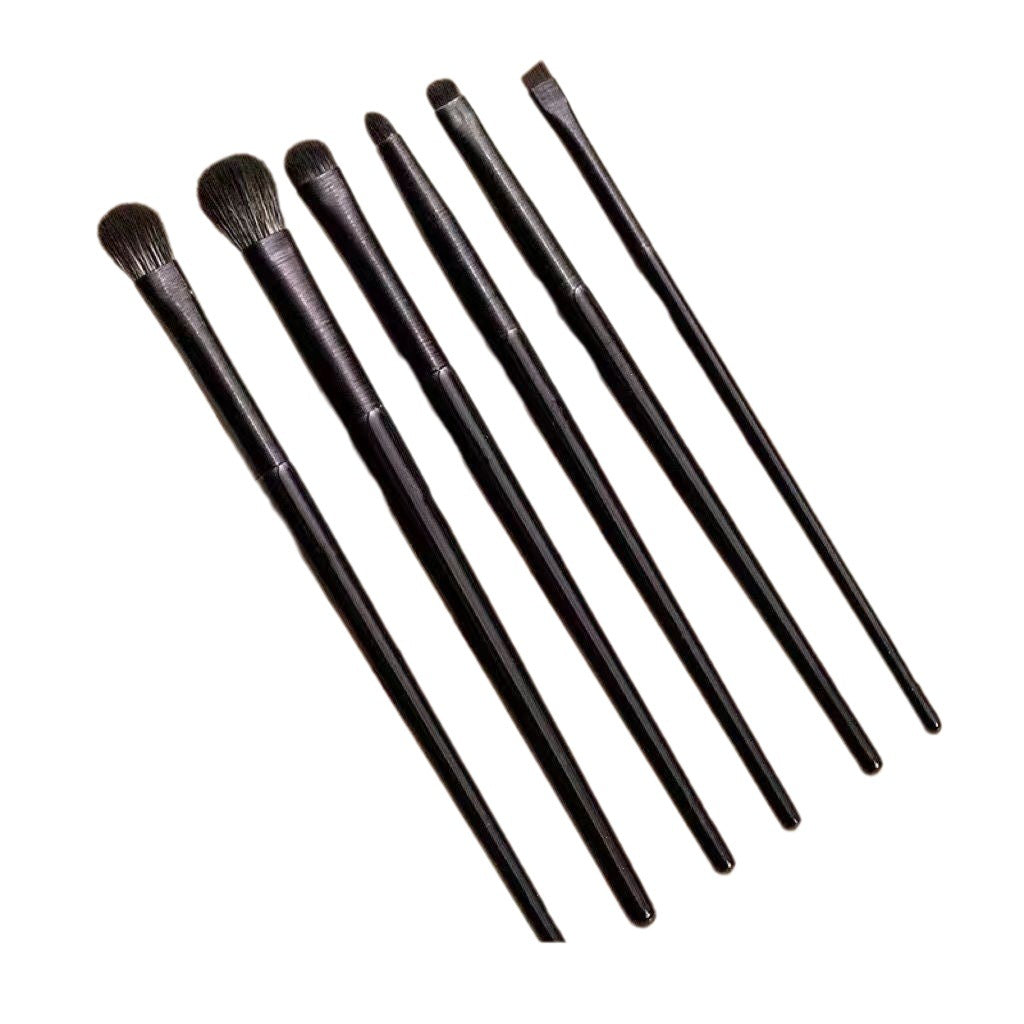 Soft Bristle Eyeshadow Brush Set - 6 Makeup Tools