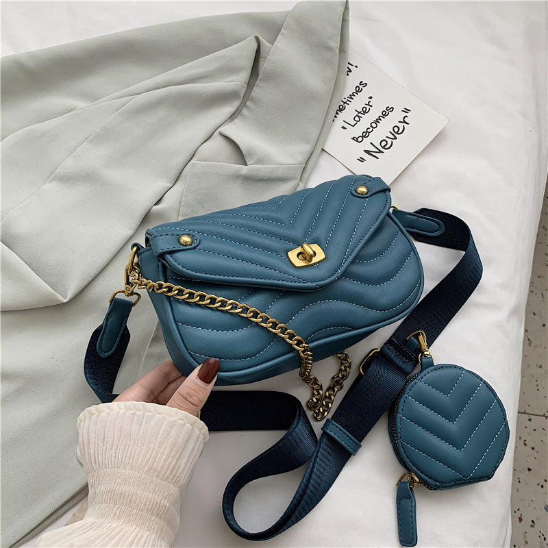 Trendy Women's Summer Shoulder Satchel with Chain